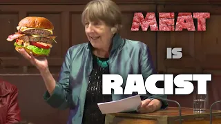 Carol Adams: "Meat is Racist!" (Woke Highlights) - Beyond Meat Debate - Oxford