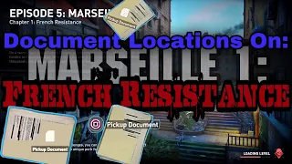 12 Documents Locations In Marseille 1: French Resistance (World War Z Aftermath Challenge Mode)