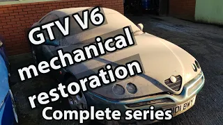 Alfa Romeo Gtv V6 mechanical restoration complete series in 1 video.