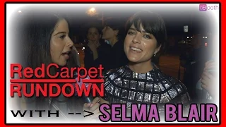 Metallic Is On Trend For Selma Blair