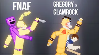 Gregory & Glamrock Freddy escape from SPRINGTRAP in Fredbear's Family Diner #1