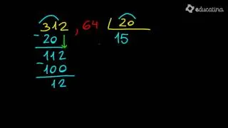 División dividendo con decimales. - Aritmética - Educatina