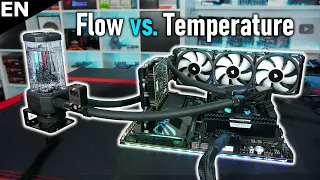 Testing one of the Weirdest Water Cooling Myths - A SLOWER Flow Rate will result in BETTER Temps?