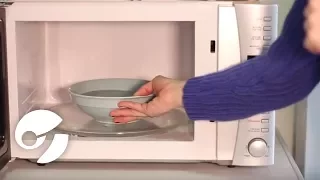 Cómo limpiar tu horno microondas