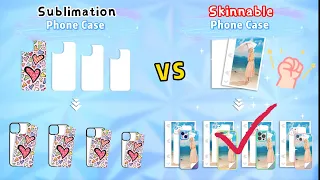 FORWARD Skinnable Blank Phone Case vs Sublimation Blank Phone Case丨Phone Case Customization