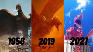 EVOLUTION OF RODAN IN MOVIES AND CARTOONS 1956-2021(REMAKE)