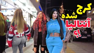 IRAN 2024 - Night walk Girls and Boys in Luxury street | دور دور دختر پسرای خفن کرج | karaj