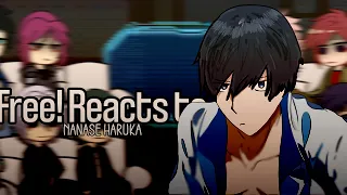 Free! Reacts to Haruka Nanase | lazy and probs boring (turn high quality!)