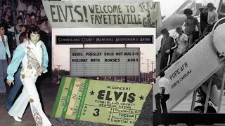 Elvis Presley Fayetteville NC Arena, Motel and Airport 3 Shows in 1976