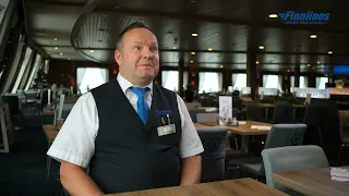 Waiter Mark Kiolein, Finnlines
