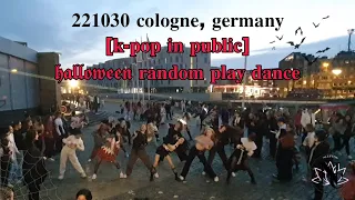 [KPOP IN PUBLIC] - 221030 | HALLOWEEN SPECIAL | Random Play Dance "랜덤플레이댄스" in Cologne, Germany 🇩🇪