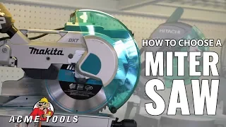 How to choose a miter saw