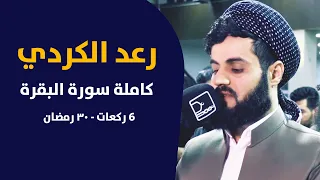 رعد الكردي تلاوة كاملة سورة البقرة - ٦ ركعات 😳 30 رمضان 2021 - 1442