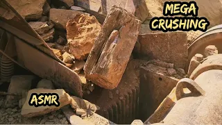 Amazing Quarry Primary Rock Crushing | Satisfying Stone Crushing | Rock Crusher | Jaw Crusher