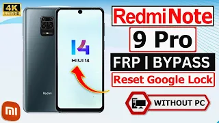 Finally Without Pc 🔥 🔥 2024 || Bypass Google Verification on REDMI Note 9 Pro MIUI 14 FRP Bypass100%