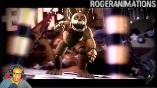 [FNAF SFM] RUN RUN by CK9C (COLLAB) REACTION || RUN RUN BACK TO THE FIRE!