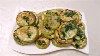 Кабачки  запеченные  в духовке  Быстро, Вкусно, Полезно.