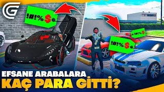 EFSANE ARABALARA KAÇ PARA GİTTİ? GTA 5: Grand RP Türkçe