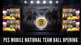 PES 2017 Mobile National Team Selection Ball Opening ! WE GOT A BRAZILIAN TALENT SIGNING!