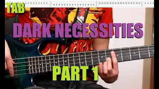 RHCP - Dark Necessities (part 1) Bass lesson with Tabs