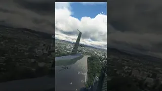 C 17 Flying Low Over Brisbane, Australia