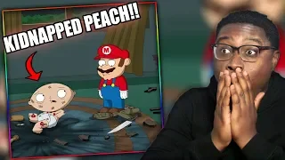 MARIO VS STEWIE! | Family Guy Try Not To Laugh Challenge!