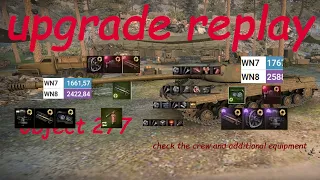 World of tanks Obj 277 with crew, WN8 and additional equipment, 6 kills, 12k DMG