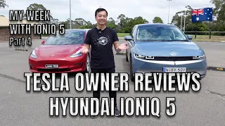 2021 HYUNDAI IONIQ 5 REVIEW BY TESLA OWNER My week with Ioniq 5 Part 4