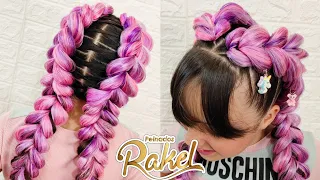 Trenza De Kanekalon Con Ligas/ Peinados En Tendencia/ kanekalon Hairstyle