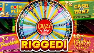 IS CRAZY TIME THE MOST RIGGED GAME SHOW OF ALL TIME!?