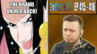 BOA HANCOCK'S PAST - OP Episode 415 and 416 - Rich Reaction