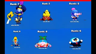 BRAWL STARS - ALL BRAWLERS & SKINS LOSING POSE 2020