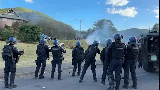 Police fire tear gas to clear roadblocks in riot-hit New Caledonia | AFP