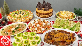 Menu for New Year 2024! I am preparing 8 dishes for the FEAST TABLE: Cake, Salads and Appetizers