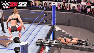 WWE2K22 Ronda Rousey vs Alexa Bliss EXTREME RULES #38