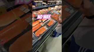 SALMON HAS CRAZY PRICES WOW SUBSCRIBE 😂