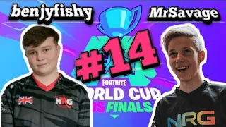 benjyfishy and MrSavage World Cup Final Duos Highlight!!!