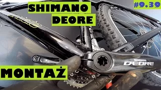 Jak ściągnąć i założyć korbę Shimano Deore, lub Hollowtech II. Serwis roweru.