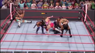 WWE 2k22 RAW 8-WOMAN BATTLE ROYAL WINNER GET A SPOT AT Elimination chamber