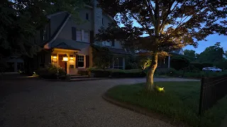 Nightfall Walk in American Neighborhoods | Nature Sounds for Sleep and Study