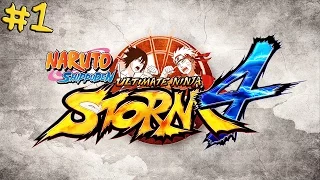 Naruto SUN Storm 4 #1 - Hashirama vs Madara Boss Battle (Japanese Audio / no commentary)