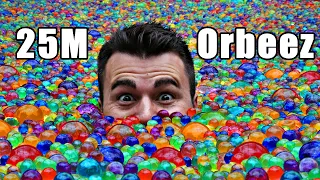 25 Million Orbeez in a pool- Do you sink or float?