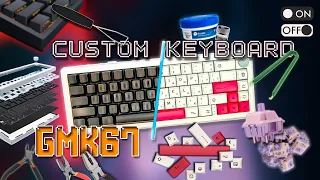 Custom keyboard GMK67 + MMD Switch + PBT Keycaps + ASMR