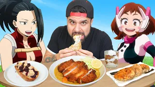 I Ate Only My Hero Academia Food for 24 Hours Again...