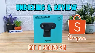 Logitech C505 HD Webcam Unboxing & Review | JKL