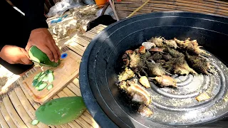 Part 2-Lutas ang pananghalian |Ginataang papaya +assorted sea shells |Catch & Cook