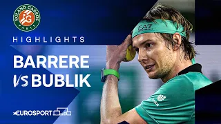 Gregoire Barrere vs Alexander Bublik | Round 1 | French Open 2024 Highlights 🇫🇷