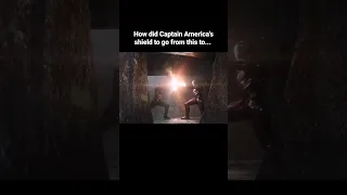 captain America's shield now vs then #shorts