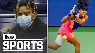 Naomi Osaka's BF, Rapper Cordae, Cheers On Tennis Star From Stands At US Open | TMZ Sports