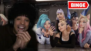 First Time Reacting to K/DA - (ALL M/V)